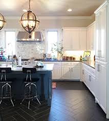 Real prices from top rated tilers near you. Black Herringbone Floor Kitchen Novocom Top
