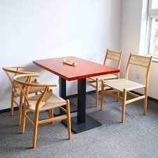 The frame structure of the rustic table showing the reclaimed wood gutters fill in small gaps between the leg top and table planks with wood filler or small wood shims. Square Restaurant Table Coffee Tables Steel Table Leg Metal Furniture Leg China Home Products Patio Furniture Made In China Com