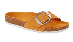 The madrid slide from birkenstock® will add some pop and style to any casual outfit. Birkenstock Madrid Big Buckle Nu 68 1018651 Shooos De