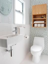 Make The Most Of Your Small Space With Sleek Fixtures And Light Colors This Bathroom Features Tr Bathroom Layout Small Bathroom Layout Narrow Bathroom Designs