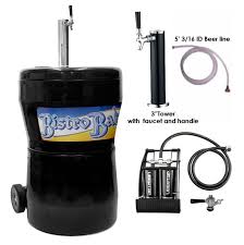 To chill a keg, you will need a large, durable container into which the keg will fit with. Bistro Bar System