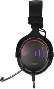Gamidas Hebe M2 RGB Surround Sound Gaming Headset, RGB Streaming Lighting,  Vibration And Base Impact, Virtual 7.1 Surround Sound, Large 53mm Speakers,