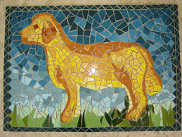 Golden Retriever Mosaic Golden Retriever Moose Art Retriever