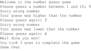 Python program to guess a number between 1 to 100.(random number program). Number Guessing Game Springerlink