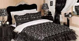 Siyah Gumus Yatak Ortusu Yatak Yorgan Takimi Yatak Ortusu