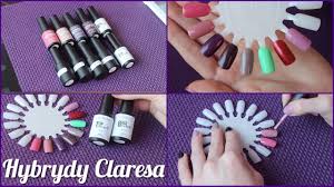 Hybrydy Claresa 8 Kolorow Swatches Na Wzorniku Youtube