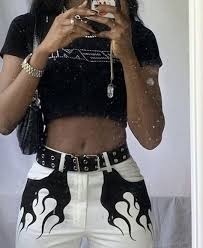 Cosmic Top Fire On The Dance Floor Pants From Shop Tmp Cute Mirror Selfie Girl Outfit Tre In 2020 Festival Fashion Outfit Fashion Inspo Outfits Cute Casual Outfits