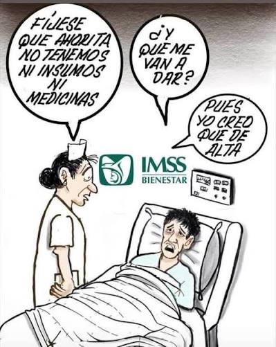 Con el sistema de salud que tenemos no hay problema.. pero loque no entiendo es porque no fue al IMSS O AL ISSTE?