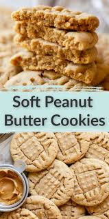 Soft Peanut Butter Cookies In 2020 Soft Peanut Butter Cookies Homemade Peanut Butter Cookies Classic Peanut Butter Cookies