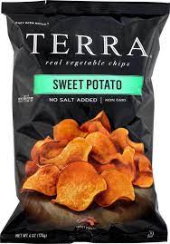 Terra Chips Plain Sweet Potato Chips 6 Oz In 2021 Sweet Potato Chips Vegetable Chips Sweet Potato