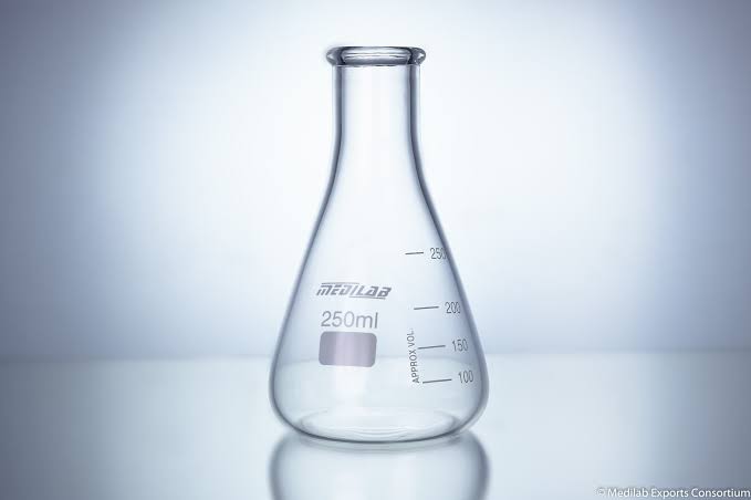 Analytical-Grade Glassware, AI generated
