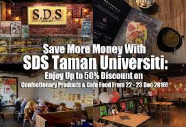 Download lagu gratis, download lagu mp3 terbaru 2021, situs download lagu, download mp3 gratis, tangga lagu, download gudang lagu indonesia, dangdut, dj remix, tiktok, unduh lagu terupdate. Save More Money With Sds Taman Universiti Enjoy Up To 50 Discount On Confectionary Products Cafe Food From 22 23 Dec 2016 Johor Now