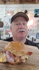 Bacon Egg and Cheese Smash Burger