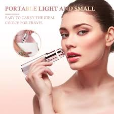 Facial Hair Remover for Women, Eyebrow & Facial Hair Trimmer for Women, 2  Replacement Heads Rechargeable Facial Hair Removal, Painless Lady Shavers  for Womens for Face Hairs, Upper Lips, Peach Fuzz :