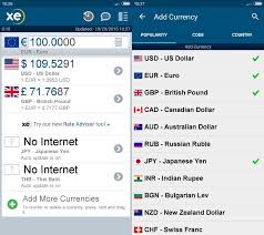 Convert Currency Without Internet With Xe Currency For
