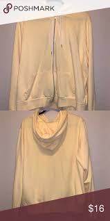 Light Yellow Hoodie Yellow Hoodie Hoodie Forever 21 Hoodies