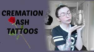 The ashes of a beloved canine pal were used in the creation of this memorial tattoo by ashley horncastle. Cremation Tattoos Ashes Become Memorial Tattoos Youtube