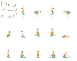 45 Minute Yoga Yoga Sequence For Bharadvajasana With Preparatory And Counter Poses In 2020 Hatha Yoga Sequence Yoga Sequences Hatha Yoga