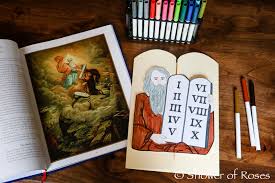 Maybe you would like to learn more about one of these? Shower Of Roses The Ten Commandments Lap Book Catechism Craft With Free Printables