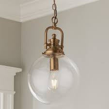 Clear Glass Globe Industrial Pendant Glass Globe Pendant Glass Pendant Light Industrial Pendant