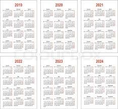 2021 calendar 2022 calendar 2023 calendar 2024 calendar 2025 calendar 2026 calendar. Pocket Vertical Calendars Simple Stock Vector Colourbox