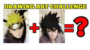 Gambar 3 dimensi memang memiliki daya tarik tersendiri. Cara Menggambar Gabungan Naruto Dan Sasuke Drawing Art Challenge Youtube