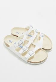 Great savings & free delivery / collection on many items. Buy Birkenstock White Three Strap Buckled Sandals For Women In Mena Worldwide Florida 54063