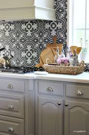 Black And White Moroccan Tile Backsplash Kitchen The Reveal Kitchen Remodel Country Kitchen Moroccan Tiles Kitchen