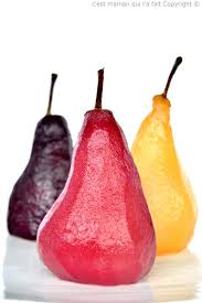 Poires Pochees Trois Facons Poires Pochees De Noel Poires Pochees Desserts Aux Fruits Poire