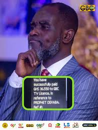 Onyame Akoa Yhaw Ampofo, has paid TV LICENCE FEE for the Founder and  General Overseer of the Holiness of Christ Zion Ministry, popularly known  as, Prophet Dr. Ogyaba. It's your turn now. *