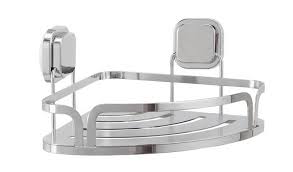 Check spelling or type a new query. Buy Argos Home Flat Plate Suction Corner Shelf Chrome Bathroom Shelves Argos