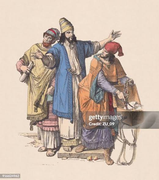 Jewish High Priest And Levites Handcolored Wood Engraving Published C1880 High-Res Vector Graphic - Getty Images