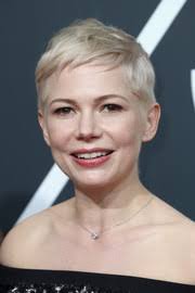 Cute short side parted haircut with bangs /getty images. Michelle Williams Short Hairstyles Michelle Williams Hair Stylebistro
