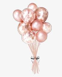 Foil balloon number zero isolated on white. Balloons Peach Rosegold Party Wedding 13 Rose Gold Balloons Hd Png Download Transparent Png Image Pngitem