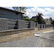 Wpc Gartenzaun Set In Anthrazit 180cm Lang Gabionen Wpc Zaun Zaun