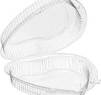 Heart Shape Clamshell Containers 10/PK
