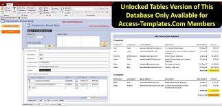 Car And Vehicle Repair Management Shop Software Database For Ms Access Templates Inventory Management Templates Access Database Database Management System