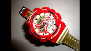 Led (up to 8 colors of led lights to choose from. G Shock Ga110cs 4a Ironman 49ers Limited Edition Unboxing And Review By Thedoktor210884 Youtube