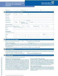 Deutsche bank accepts no responsibility for information provided on any such sites by third party providers. Eroffnung Einer Bankverbindung Sperrkonto Fur Deutsche Bank