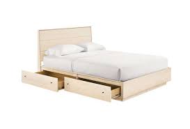 With 2 drawers on each side, four caster wheels on each of them help in smooth gliding. 10 Easy Pieces Storage Beds Remodelista