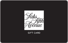 The normal store card that they offer gives you spending convenience, special offers and a 10% reduction from your first purchase made with the card. Buy Saks Fifth Avenue Gift Cards With Credit Cards