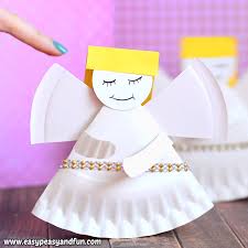 Rocking Paper Plate Angel Easy Peasy And Fun Video Video Angel Crafts Crafts For Kids Paper Plate Crafts For Kids