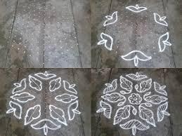 Pongal kolam step by step 7 Pulli Kolam Images
