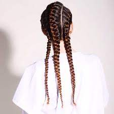 Three Braid Cornrow Hair Styles Peruvian Hair Loose Waves Hair
