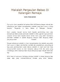 Bersifat ilmiah dan perlu diketahui semua orang sebagai ilmu. Top Pdf Contoh Makalah Agama Tentang Peran Agama Dalam Mengatasi Pergaulan Bebas Dan Seks Bebas 123dok Com