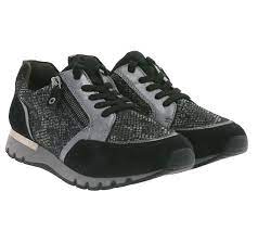 Maybe you would like to learn more about one of these? Caprice Low Top Sneaker Modische Damen Echtleder Schuhe Mit Reissverschluss Schwarz