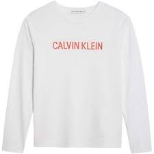 Disfruta de 120 días de calvin klein® te da la bienvenida a su sitio página web oficial. Calvin Klein Jeans Ib0ib00033 Blanc Vetements Polos Manches Longues Enfant 36 86