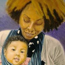 Ebony Drawing by George Rivera