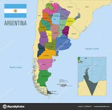 Presione el botón limpia para borrar los datos de la muestra. áˆ Mapa Argentina Politico Vector De Stock Dibujos Mapa De Argentina Descargar En Depositphotos
