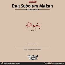 Selain membiasakan untuk membaca doa sebelum dan sesudah makan kepada anak, parents juga jika cara makan yang kita lakukan salah atau tidak sesuai dengan adabnya, maka. Serial Doa Doa Sebelum Makan Bisa Surabaya Mengaji ÙÙŠØ³Ø¨ÙˆÙƒ